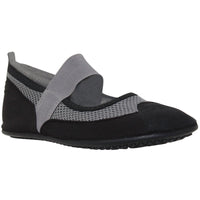 Mary-Jane Yoga Flats - Gray