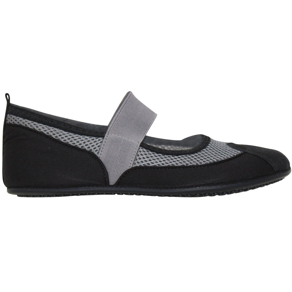 Mary-Jane Yoga Flats - Gray