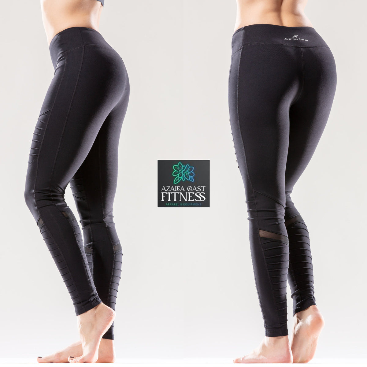 Athletic Low-Waisted Ribbed Leggings